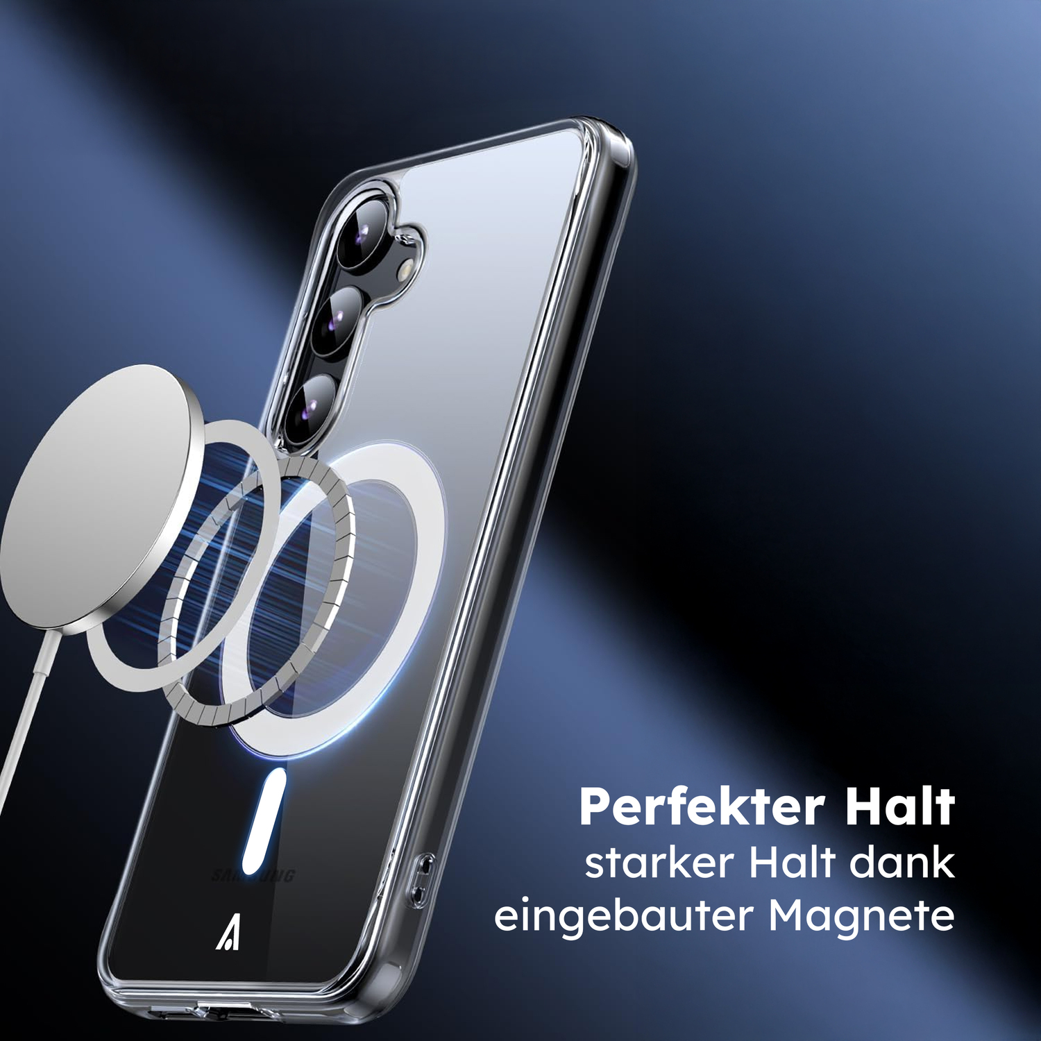 alkaya. | LUCID Clear Case kompatibel mit Magsafe transparent, Samsung S24+